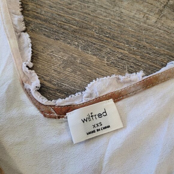 WILFRED | Aritzia Ruffle Camisole Tank Top Tie Dye | Sz. XXS - Picture 4 of 7